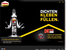 Tablet Screenshot of pattex-pro.de